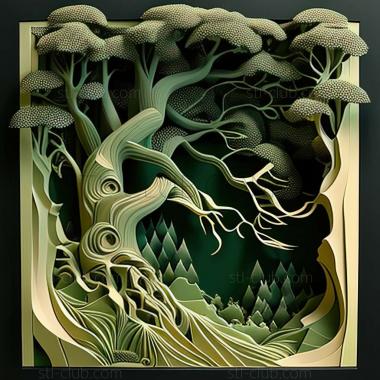 3D model Eyvind Earle (STL)